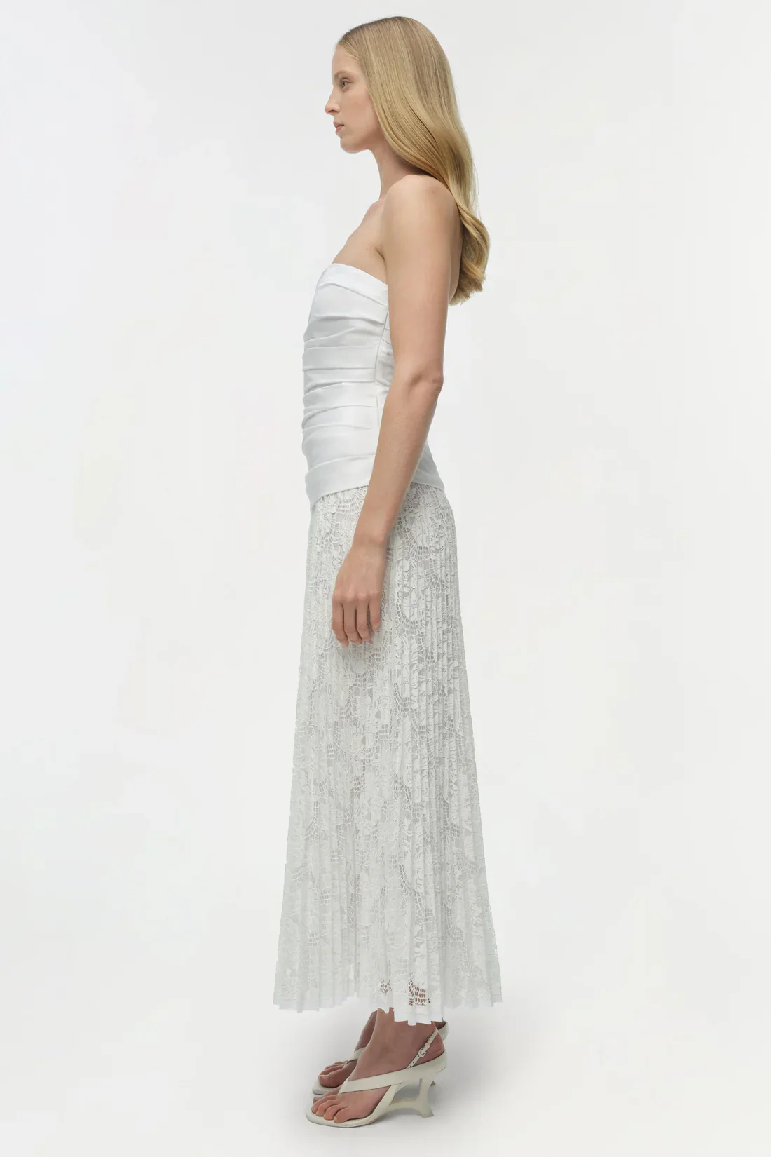 ANNALISE COTTON LACE MIDI DRESS - Image 6