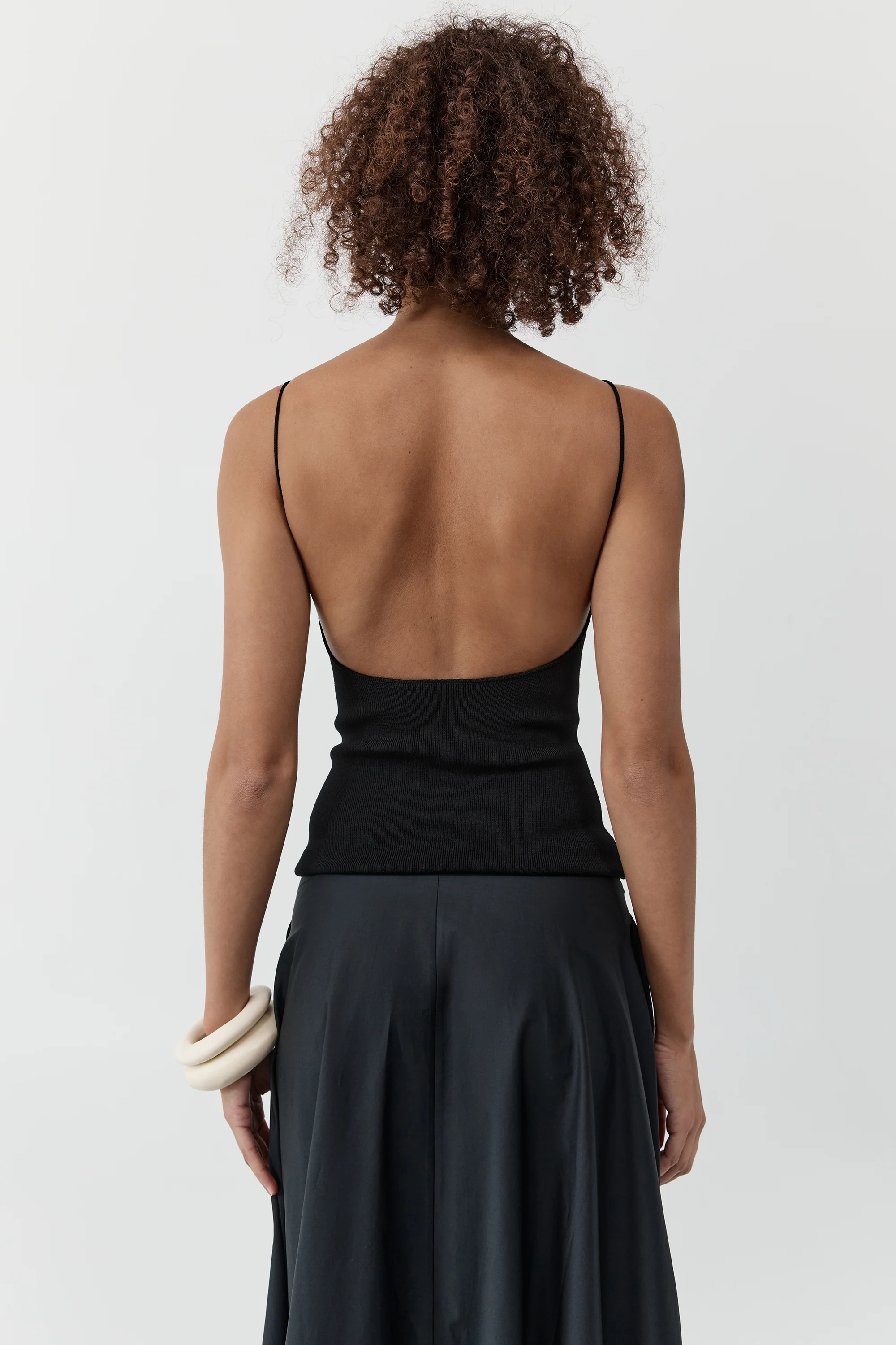 BACKLESS CIRCLE HEM DRESS - Image 6
