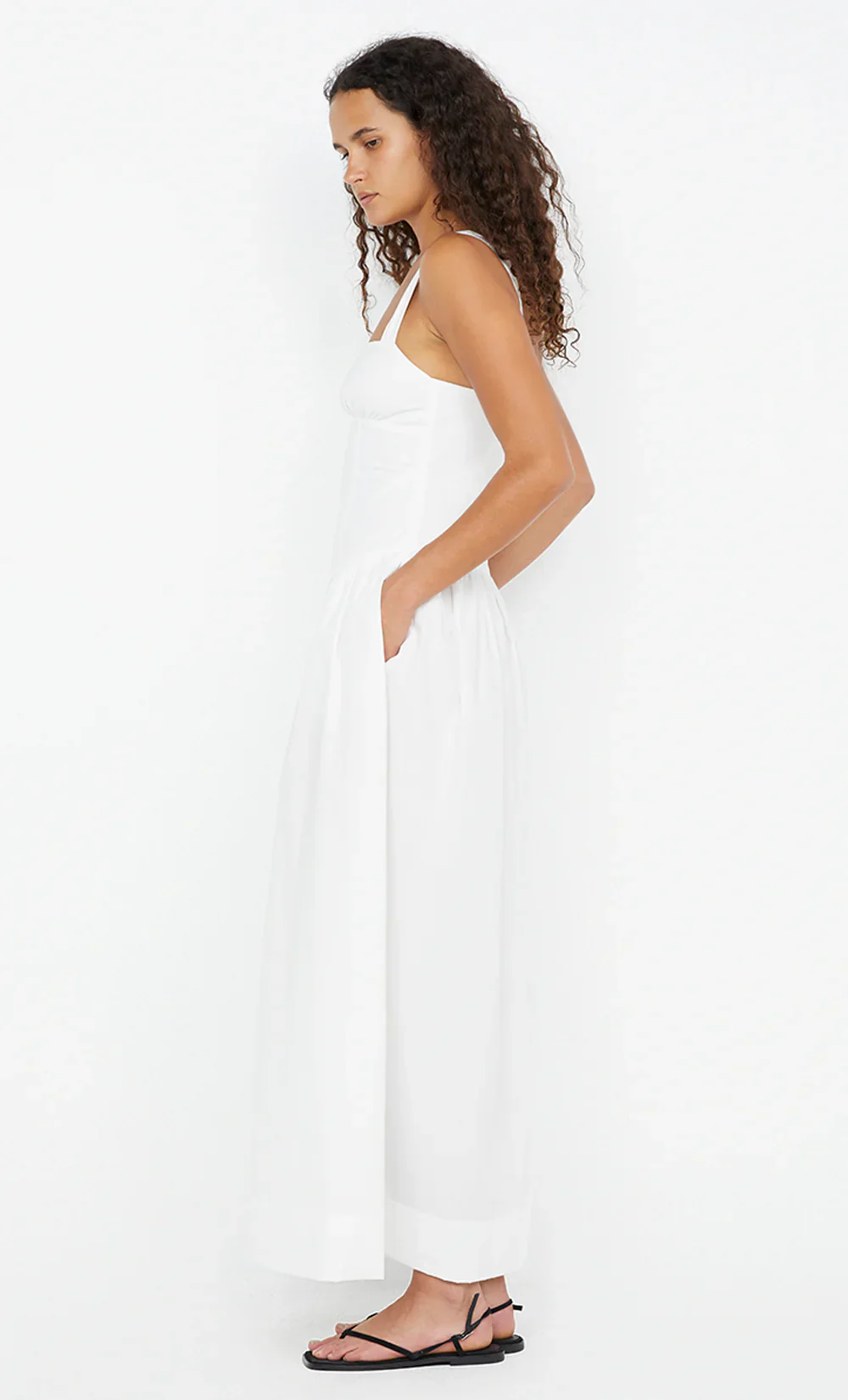 DUNE MAXI DRESS - WHITE - Image 3
