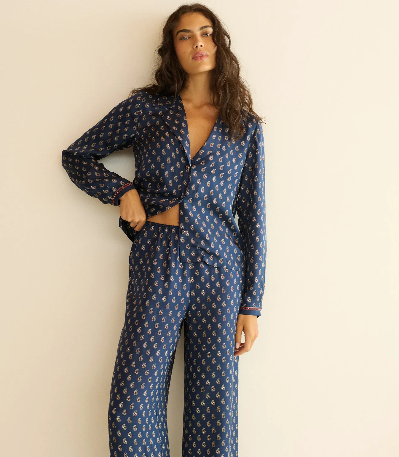 ELENE TOP - BLEU TAORMINA PAISLEY - Image 3