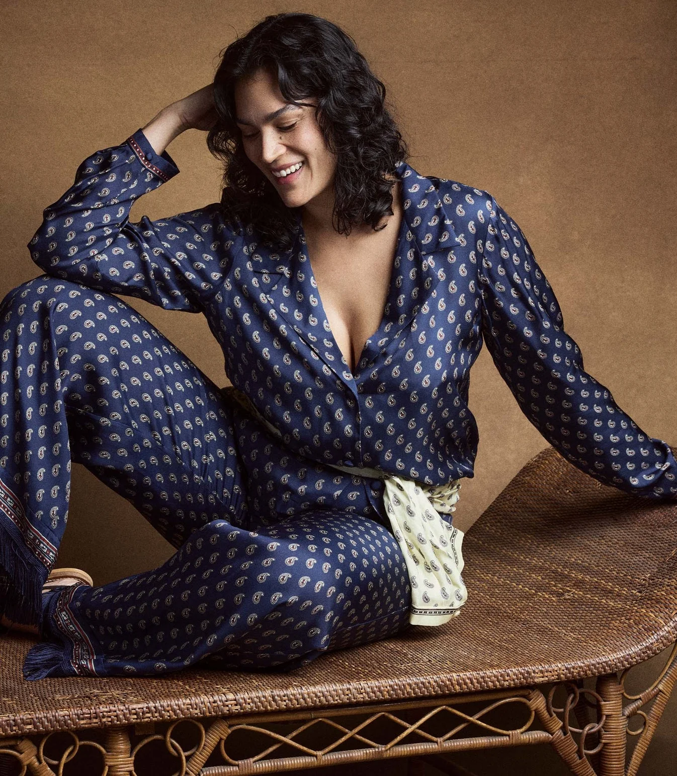 ELENE TOP - BLEU TAORMINA PAISLEY - Image 8
