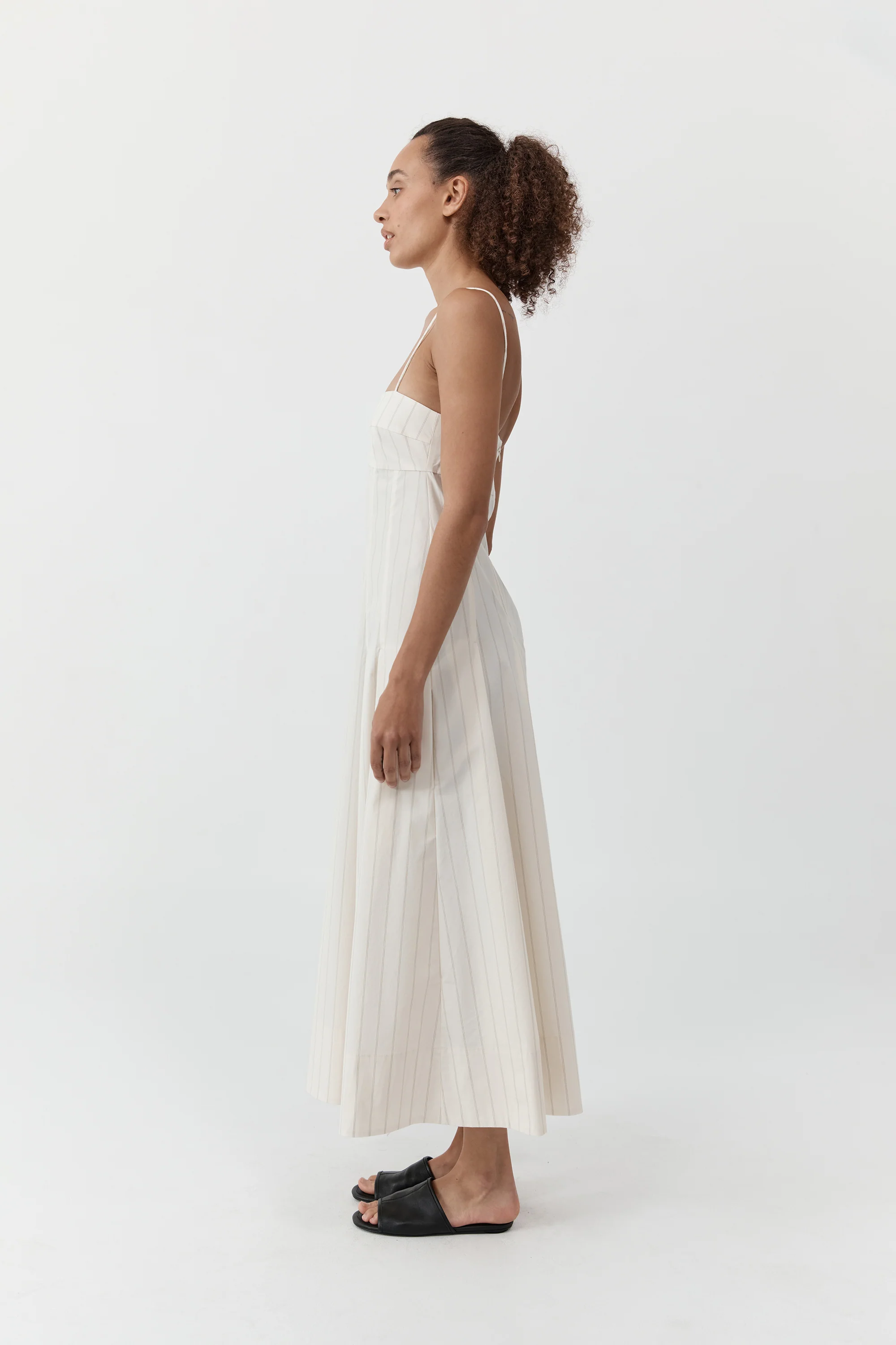 EVERYDAY COTTON PLEAT DRESS - Image 5