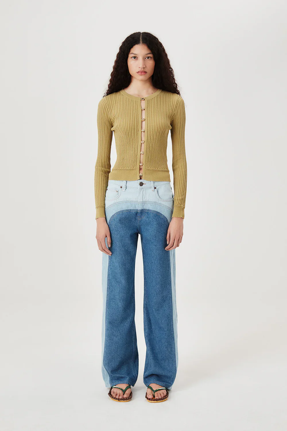 GOLD BEADED KNIT TOP - Image 3