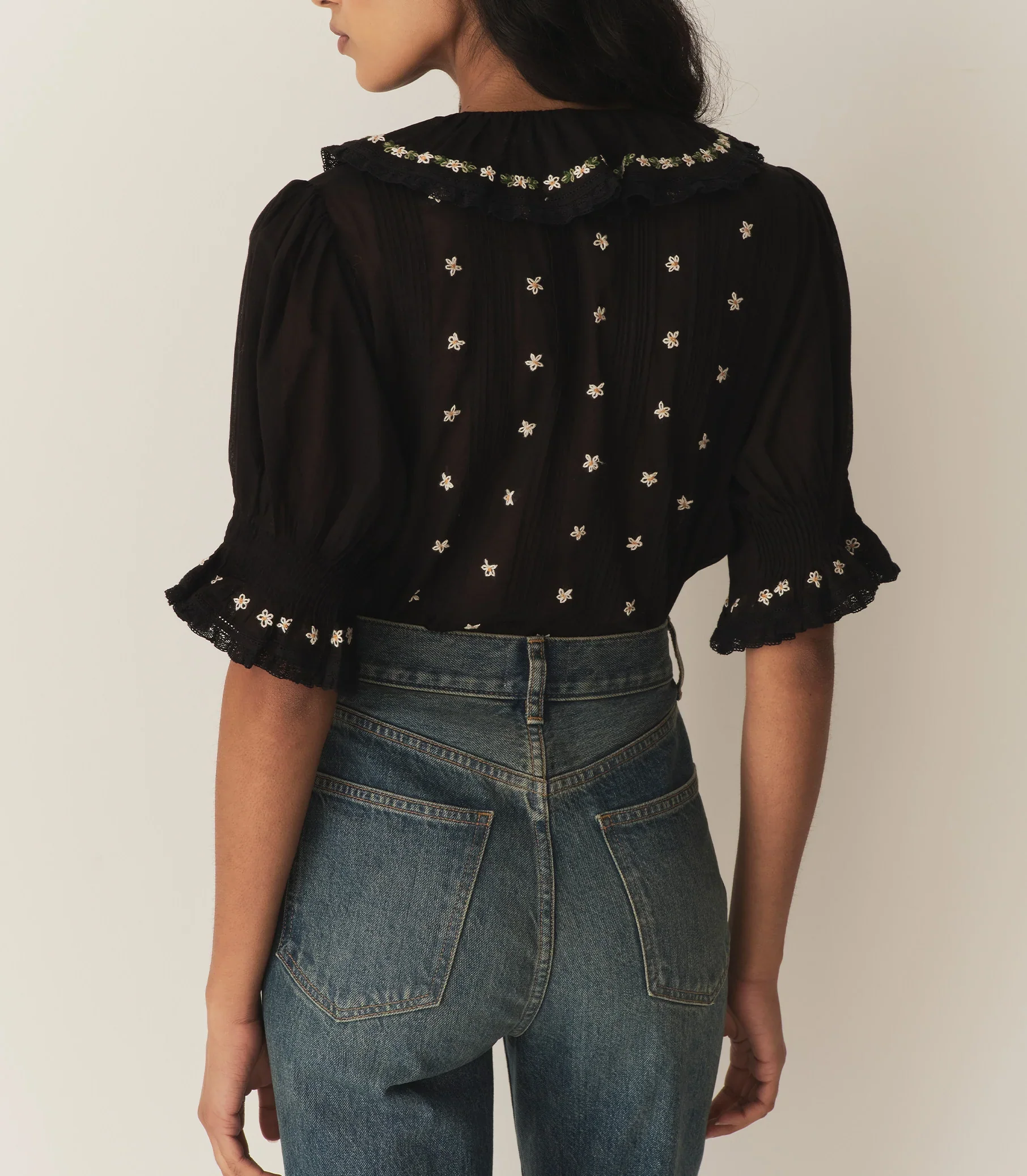 HETTIE TOP - BLACK - Image 3