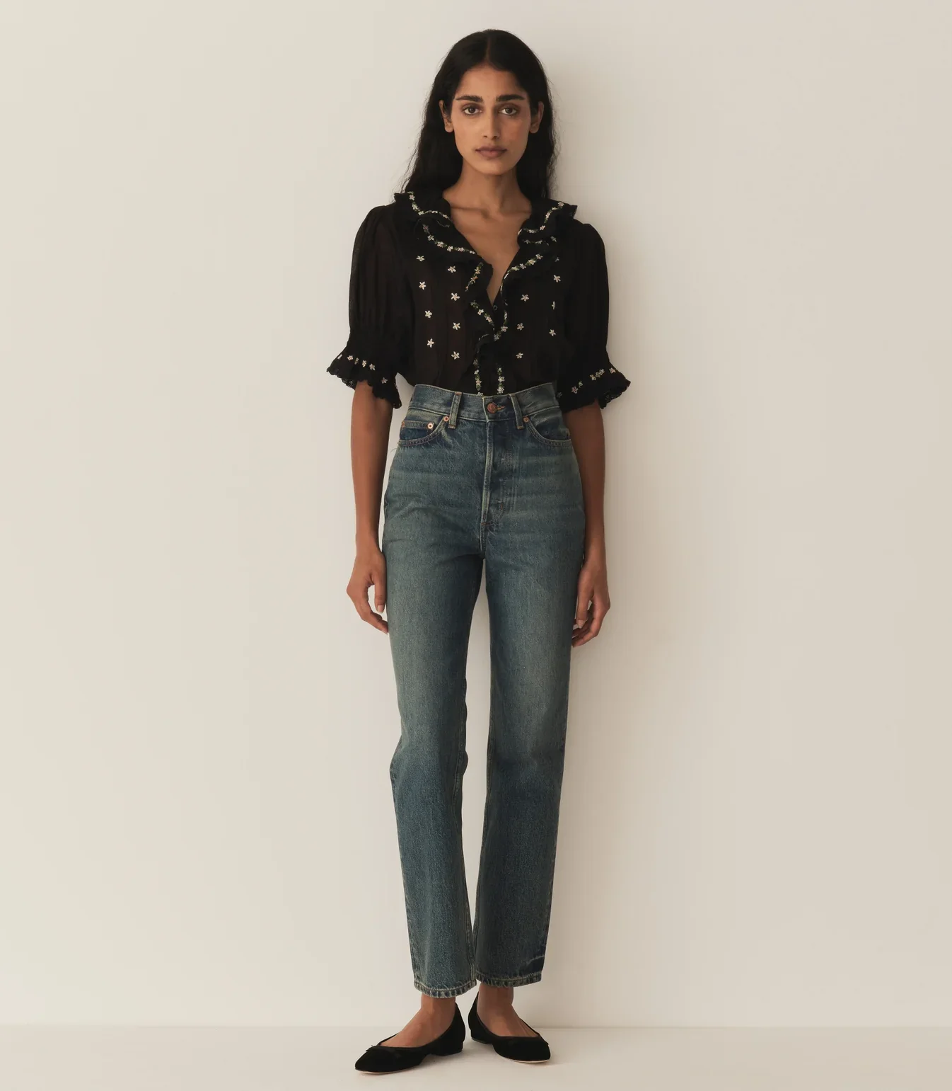 HETTIE TOP - BLACK - Image 4