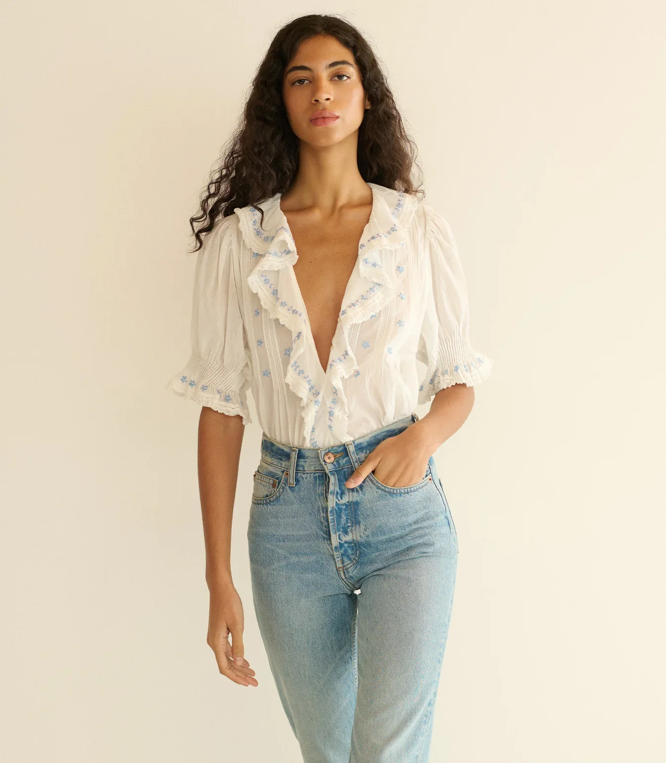 HETTIE TOP - SALT - Image 3