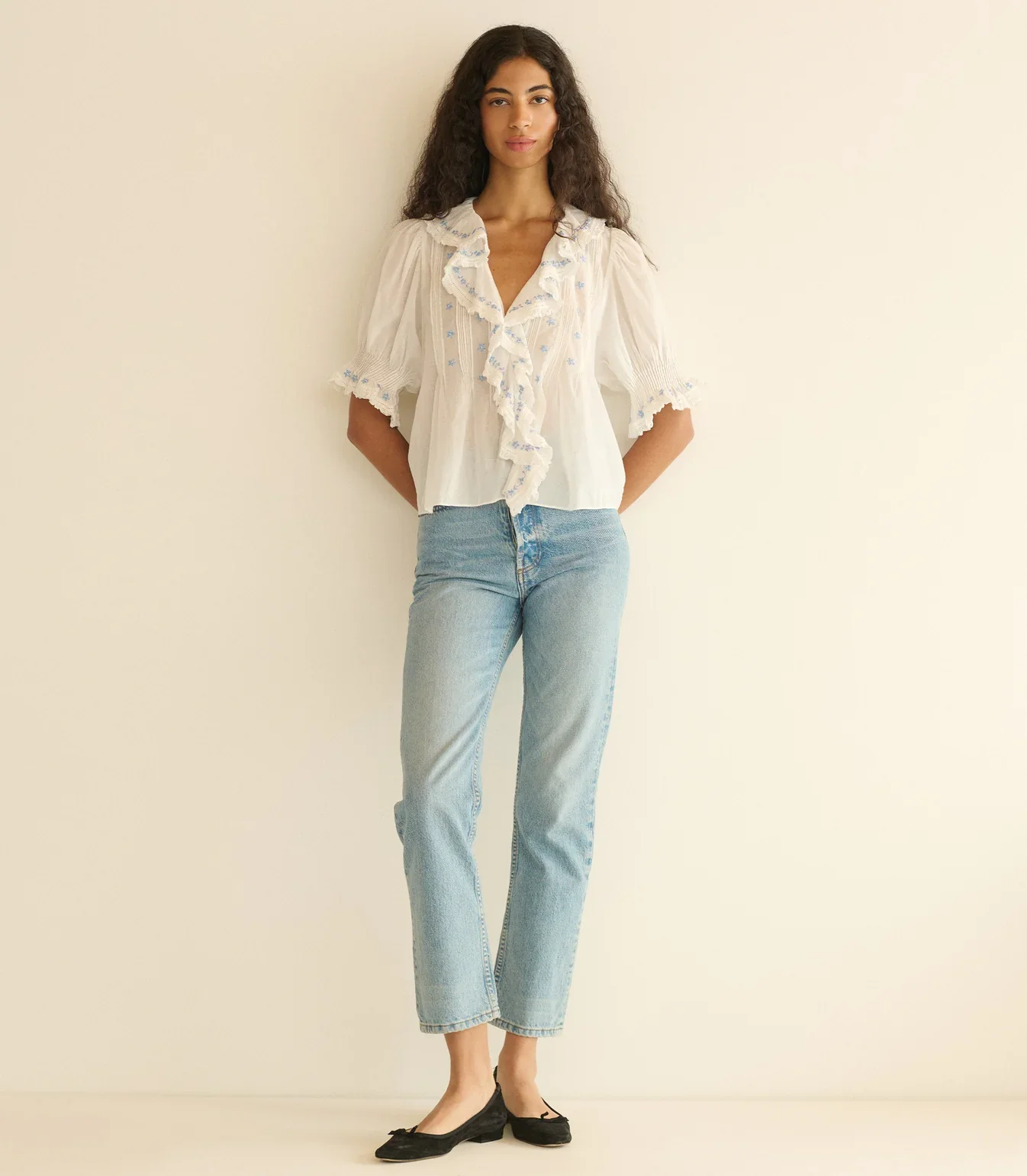 HETTIE TOP - SALT - Image 4