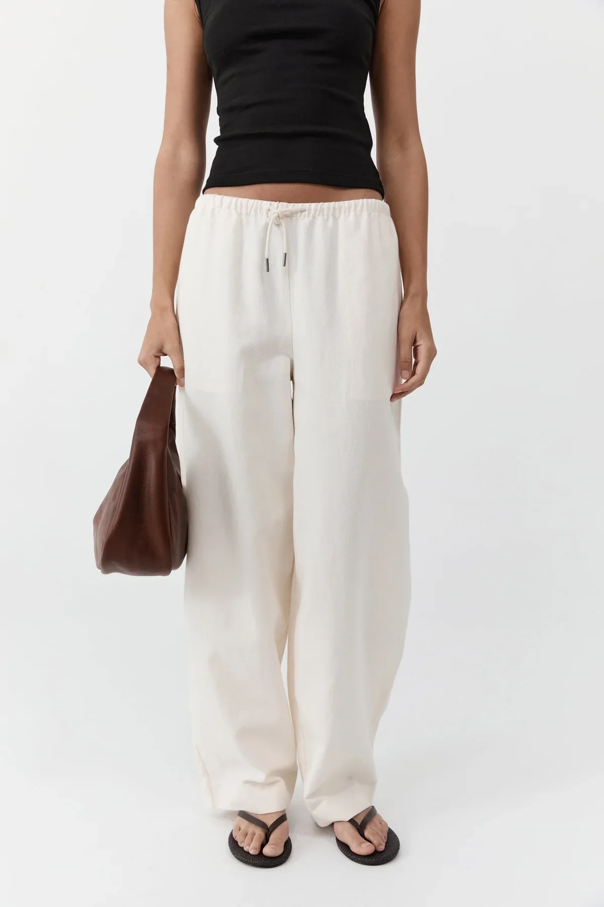 LARGE BON BON BAG - CHESTNUT - Image 5