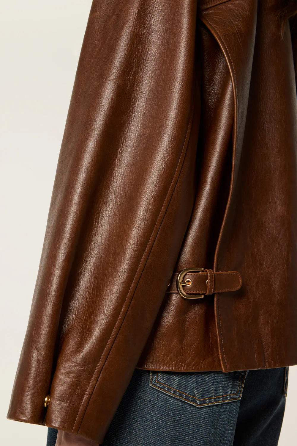 LEATHER JACKET WITH BIB - Image 6