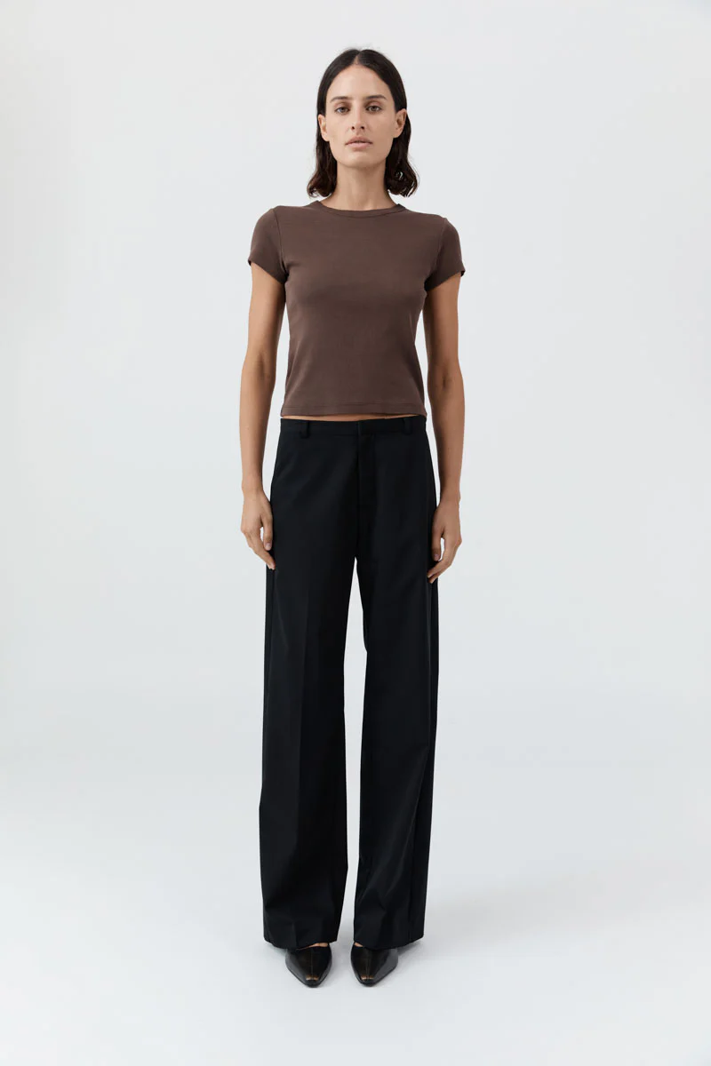 ORGANIC COTTON BABY TEE - FUDGE - Image 5