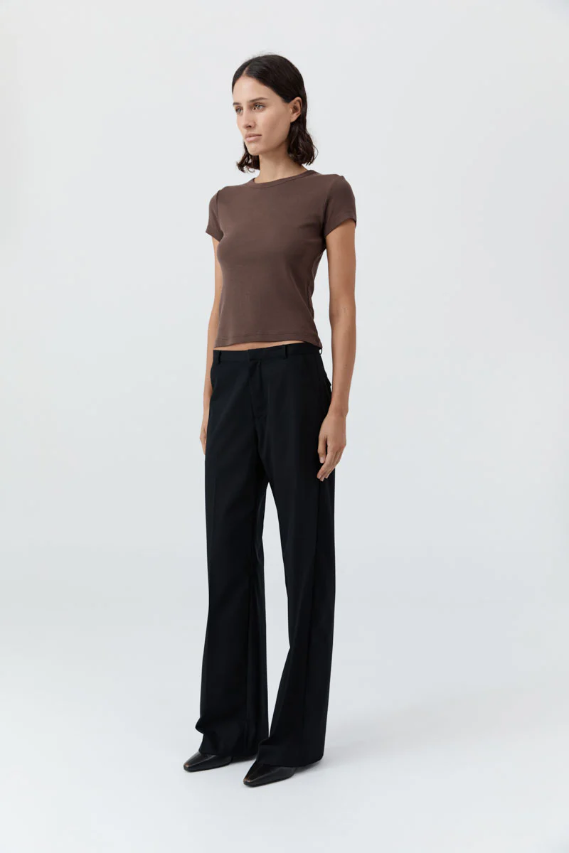 ORGANIC COTTON BABY TEE - FUDGE - Image 6