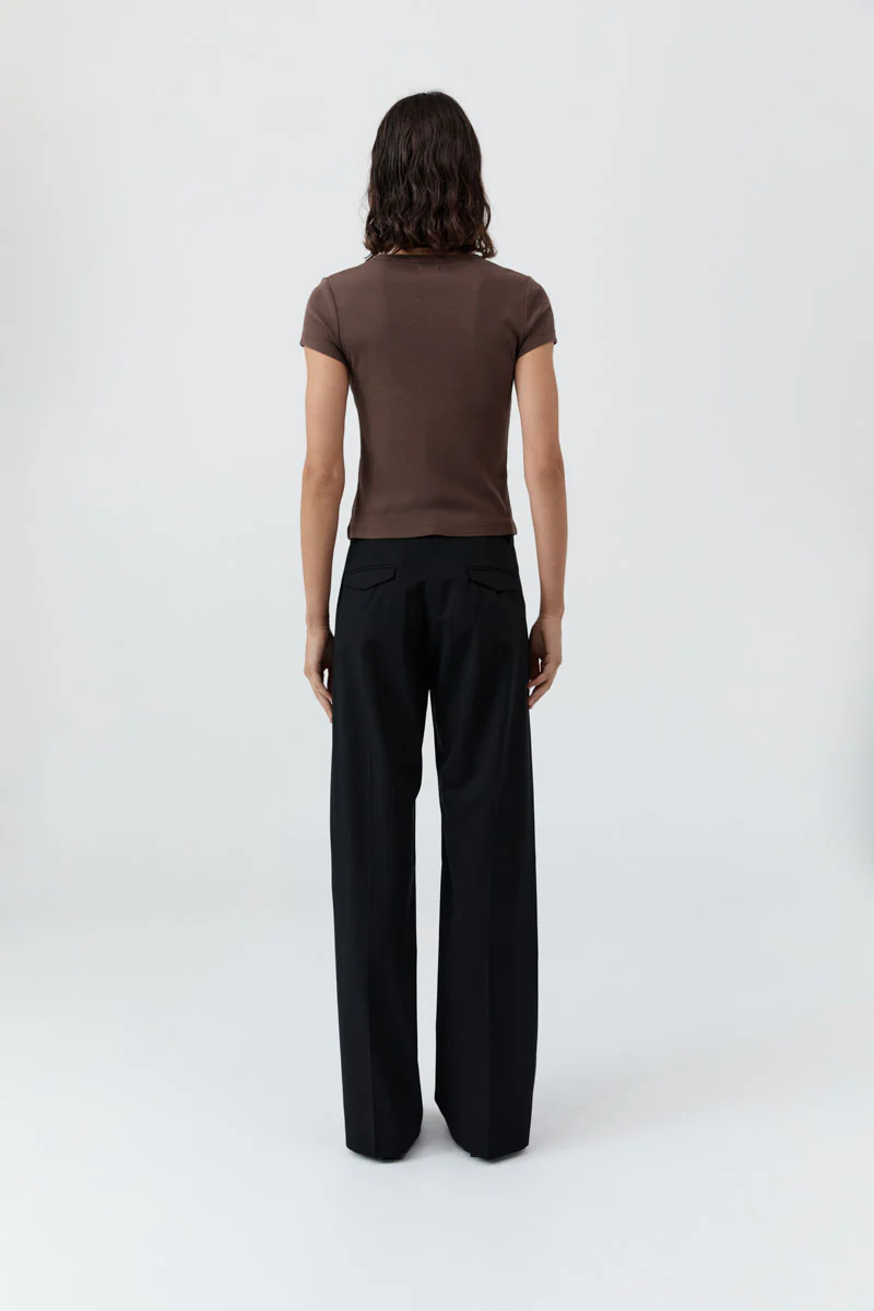 ORGANIC COTTON BABY TEE - FUDGE - Image 9