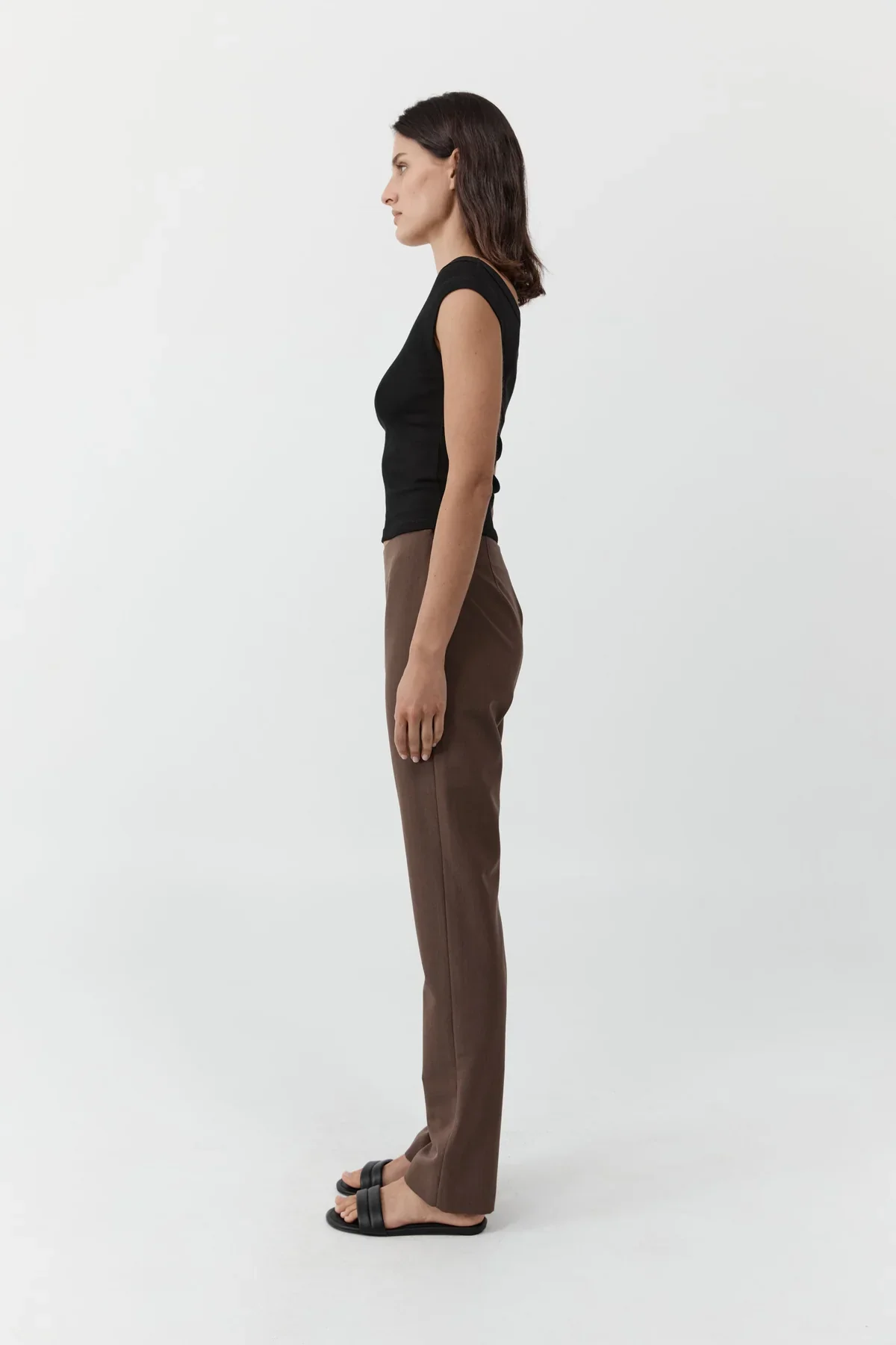 ORGANIC COTTON OFF THE SHOULDER - BLACK - Image 4