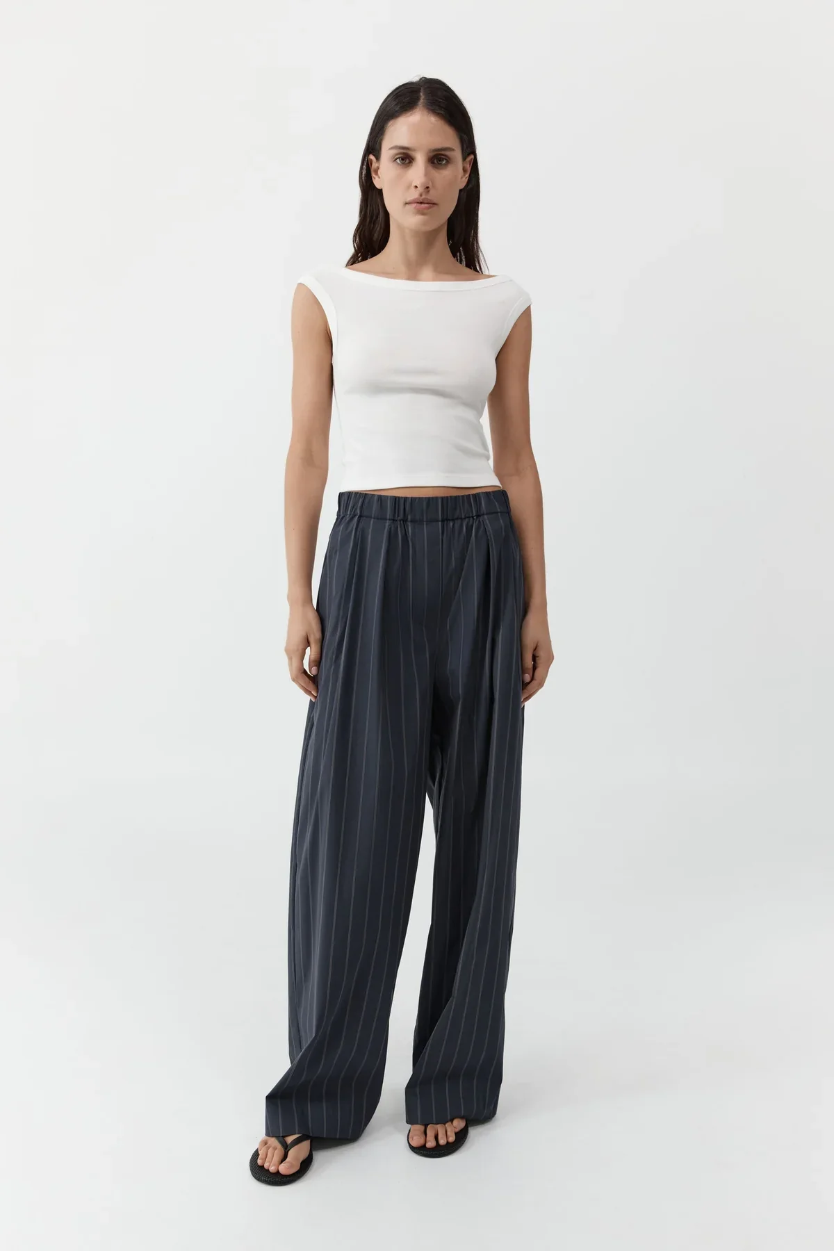 ORGANIC COTTON OFF THE SHOULDER - WHITE - Image 8