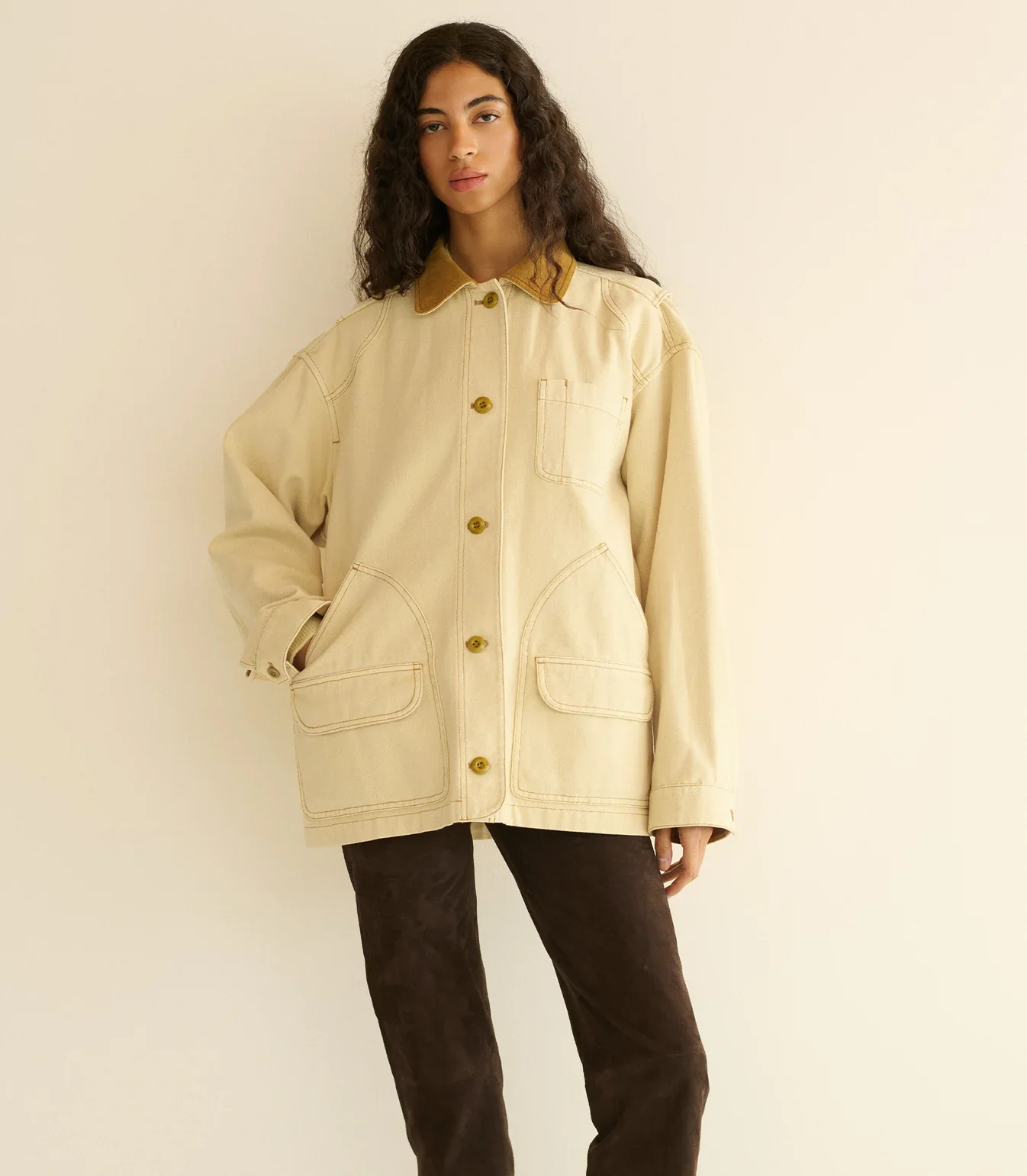 PASCUAL JACKET - STRAW - Image 3