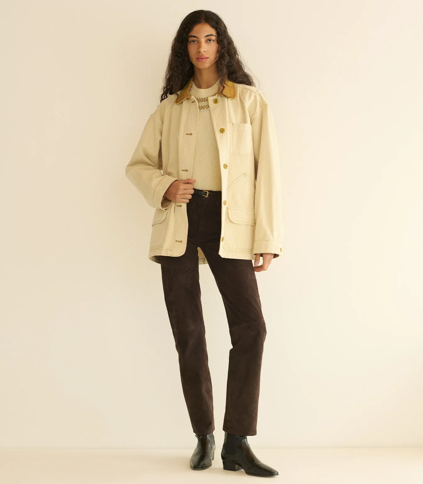 PASCUAL JACKET - STRAW - Image 4