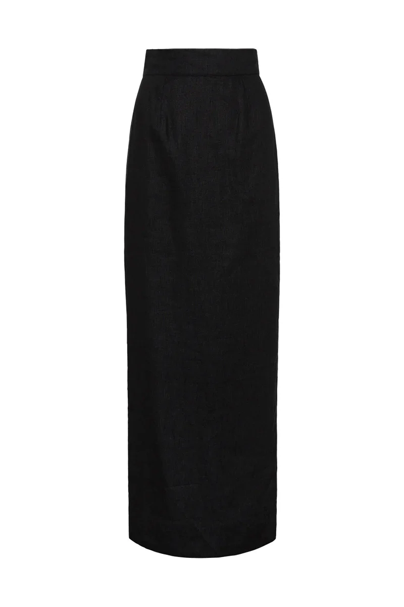 EMMA PENCIL SKIRT - BLACK - Image 6