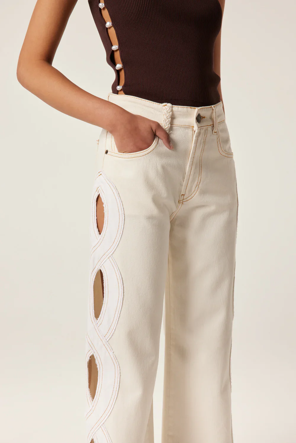 POUJA DENIM - OFF WHITE - Image 3