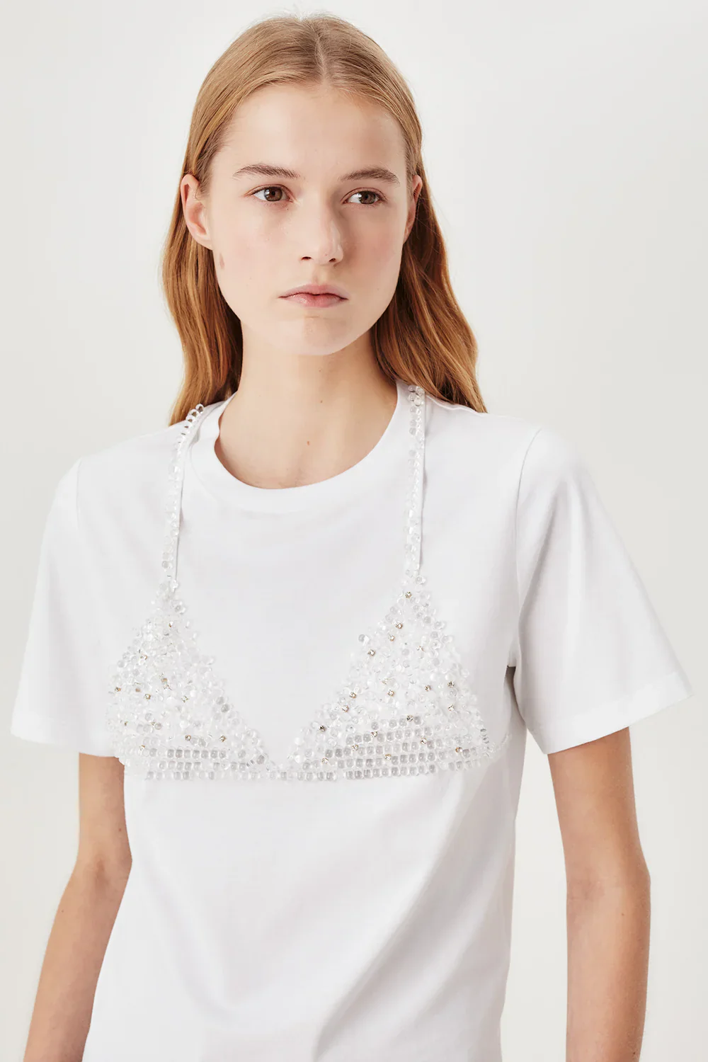SEQUIN BRALETTE T-SHIRT - Image 3