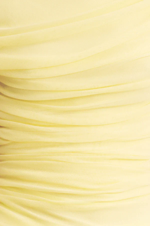 MIRA OFF SHOULDER TOP - SHERBET YELLOW - Image 6