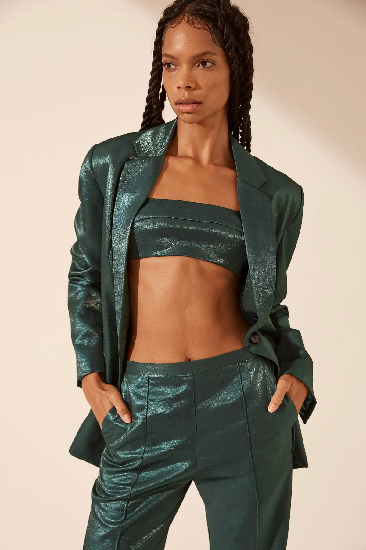 MIRAMARE TAILORED SINGLE BREASTED BLAZER - Image 5