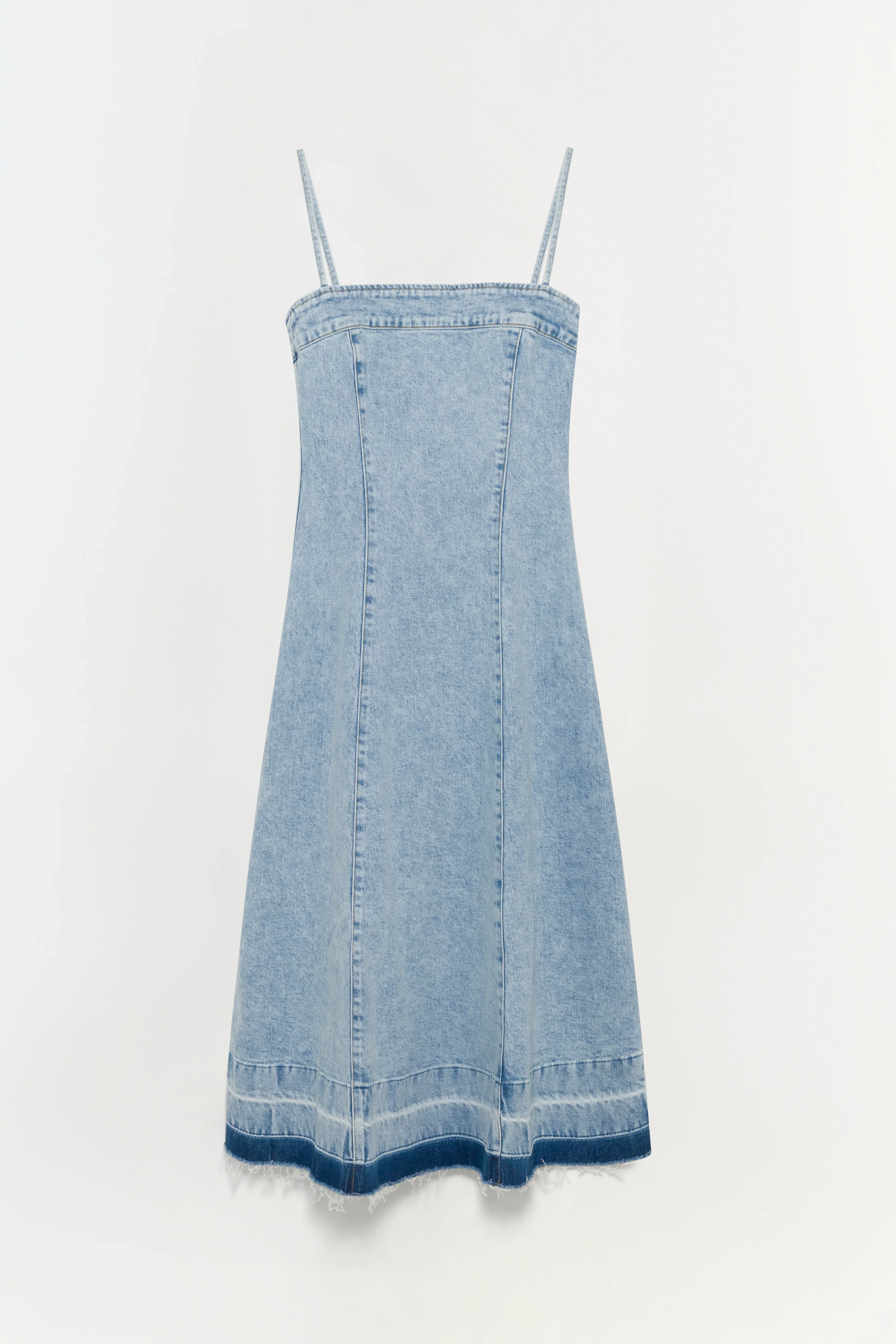CLARISSA DENIM MIDI DRESS - Image 10