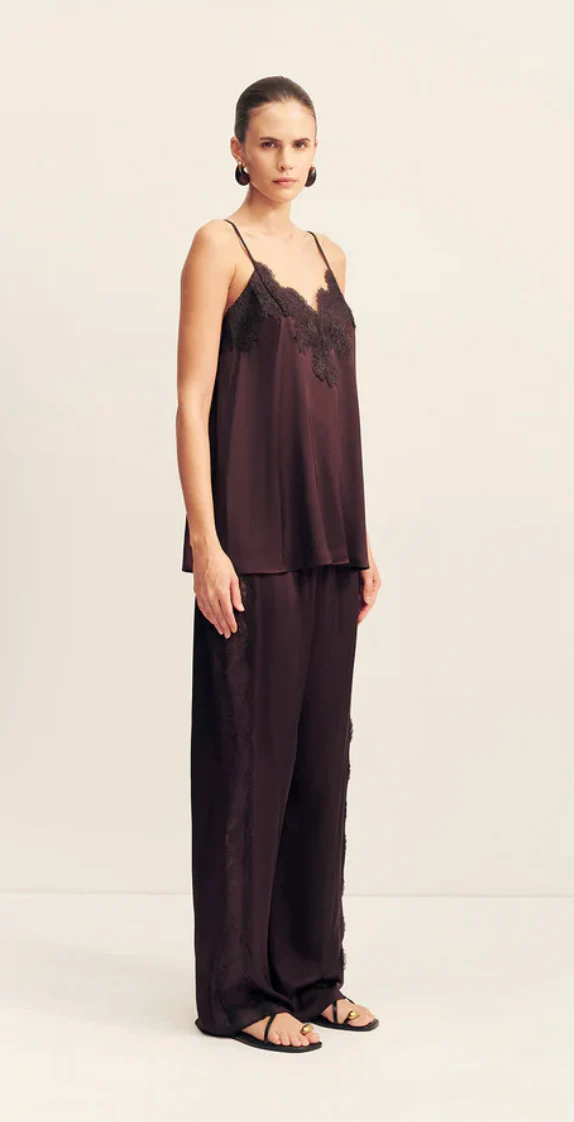 SIMONA LACE CAMI - ESPRESSO - Image 4