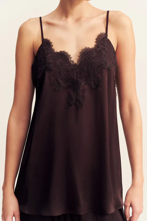 SIMONA LACE CAMI - ESPRESSO - Image 8