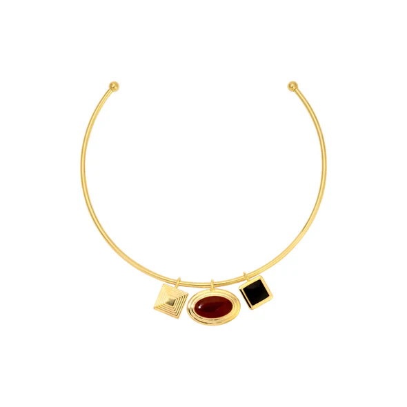 SOLENE CHOKER SET - GOLD - Image 5