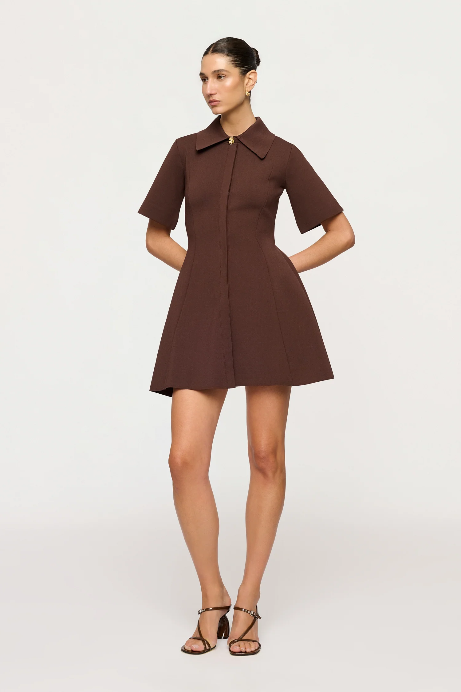 SORRELL KNIT SHIRT DRESS - Image 4