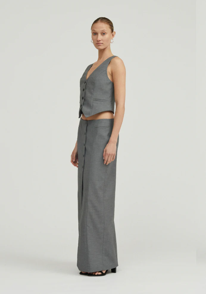 METROPOLIS TAILORED MAXI SKIRT - Image 3