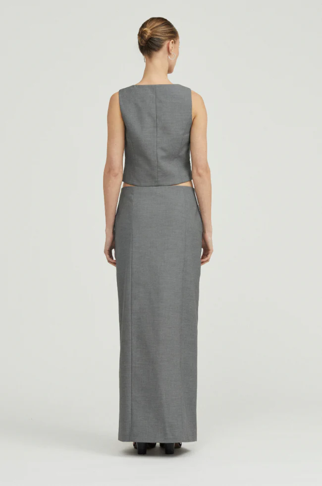 METROPOLIS TAILORED MAXI SKIRT - Image 4